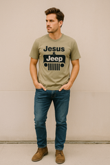 Jesus & Jeep Tee – Faith Meets Adventure