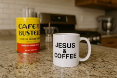 Jesus and Coffee – Faith-Filled Fuel for Your Day (Coffee Mug)