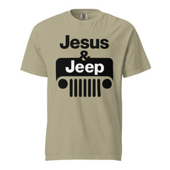 Jesus & Jeep Tee – Christian Outdoor Graphic Tee for Adventure Lovers