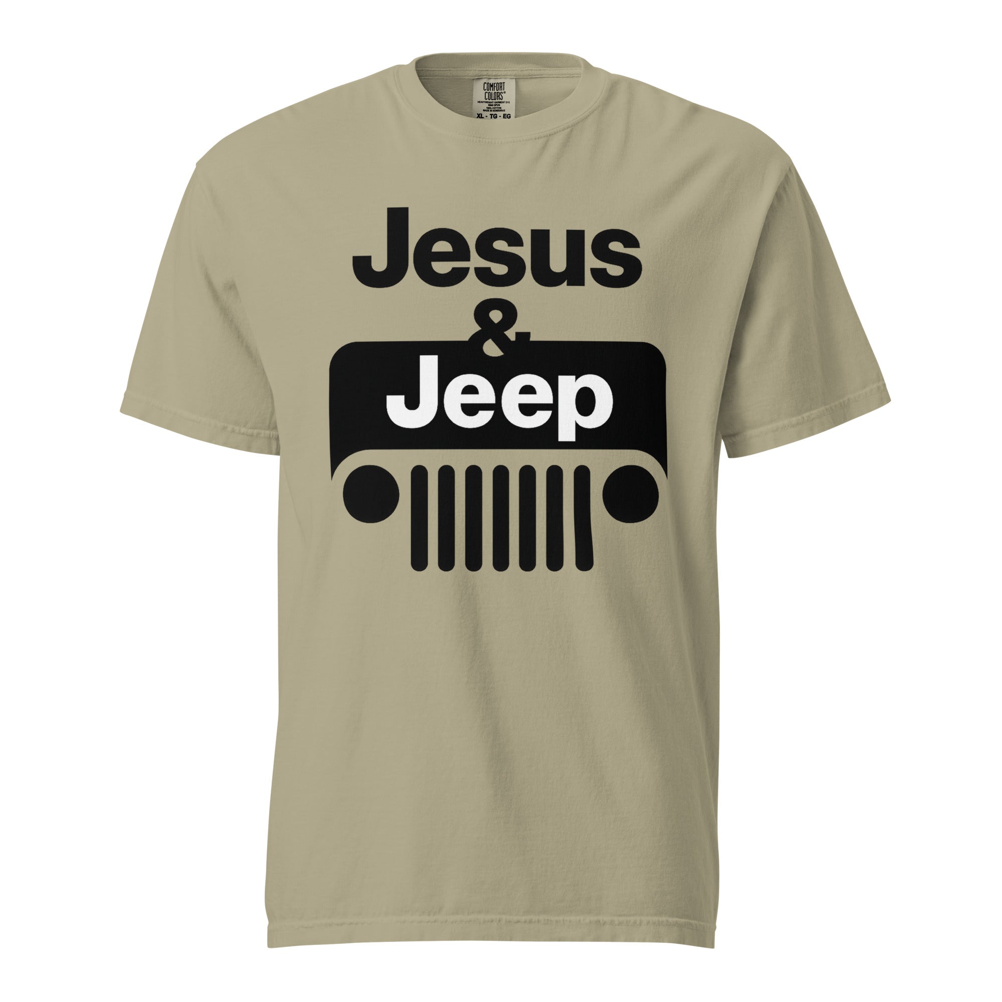 Jesus & Jeep Tee – Christian Outdoor Graphic Tee for Adventure Lovers
